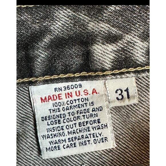 Rare Vtg 80s Calvin Klein Acid Wash Denim- Size 28 Tapered Leg- Made in USA - Picture 8 of 14